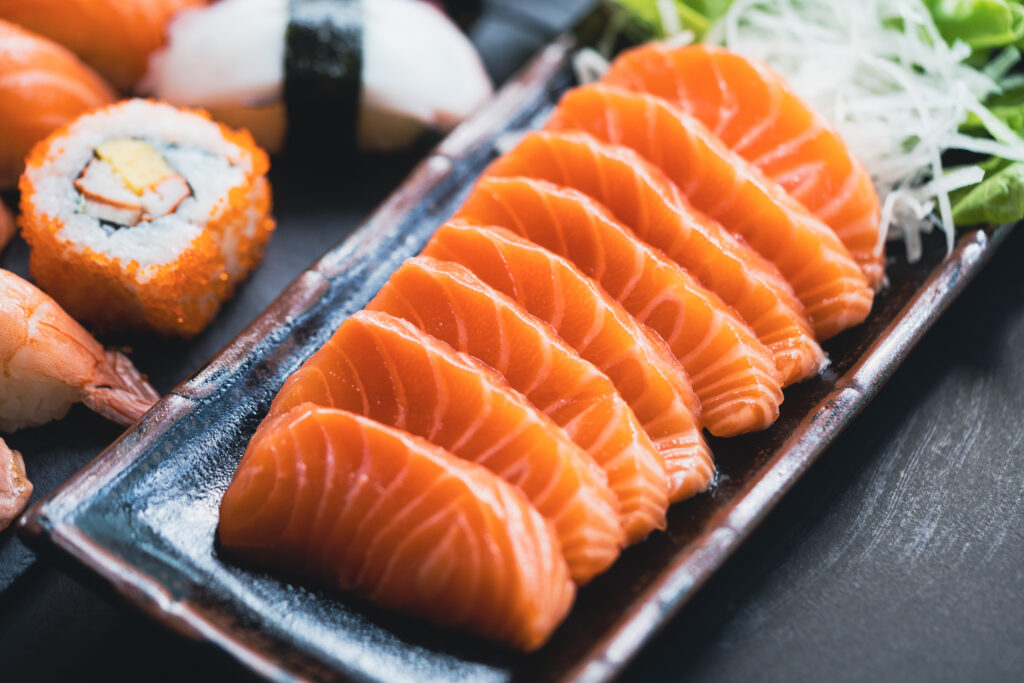 Sushi and sashimi.  