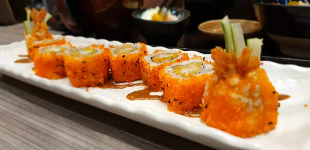 Shrimp tempura rolls