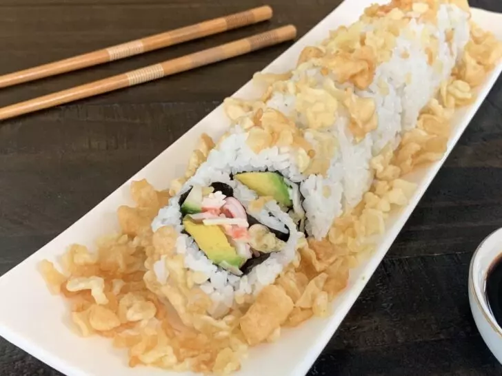 Delicious Crunchy Roll Sushi Recipe (Crunchy California Roll)