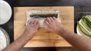 Rolling the dragon roll