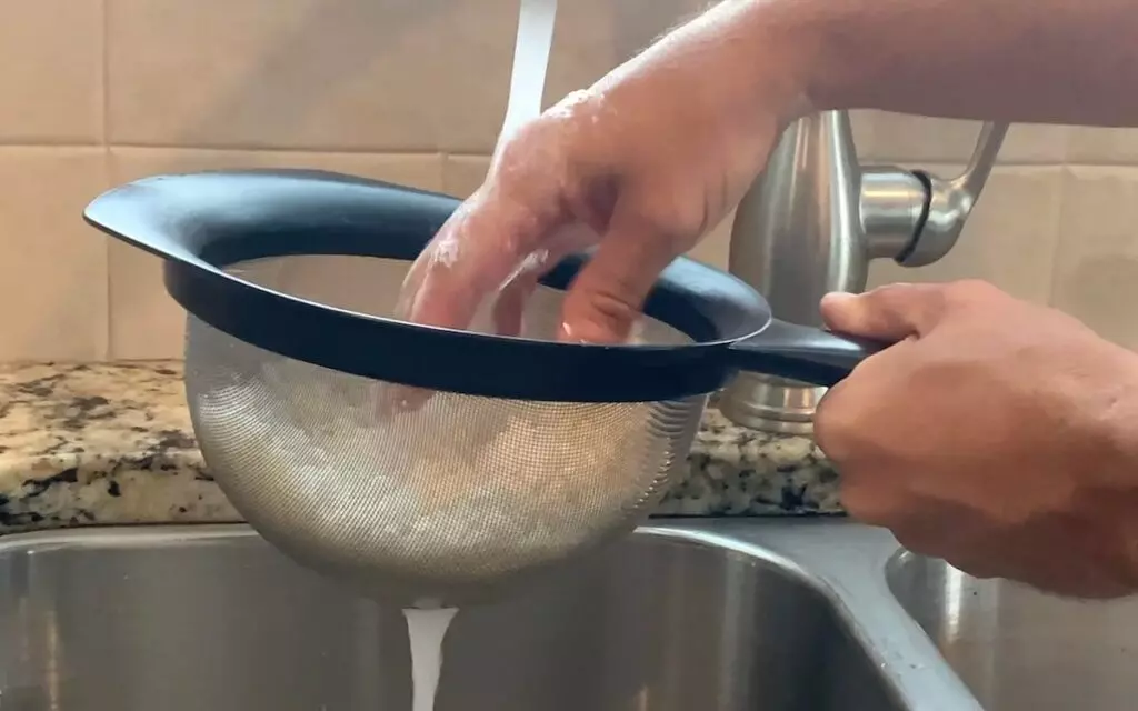Rinse the sushi rice prior to cooking until water is clear.