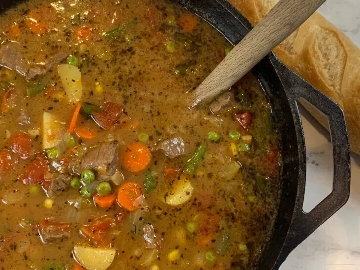 Homemade Vegetable Beef Soup